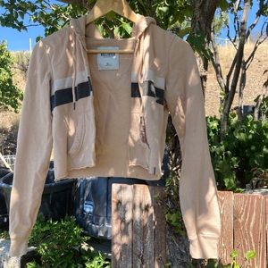 Tan pull-on sweatshirt